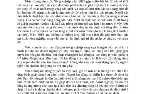 HỘI NGHỊ TỔNG KẾT CÔNG TÁC MẶT TRẬN NĂM 2019, NHIỆM VỤ NĂM 2020