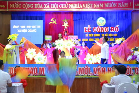 Lễ công bố xã Điện Quang đạt chuẩn Nông thôn mới kiểu mẫu